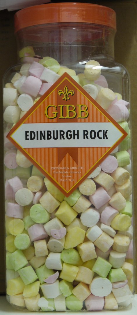 Edinburgh rock sweets